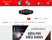Tablet Screenshot of denpinsieusang.com